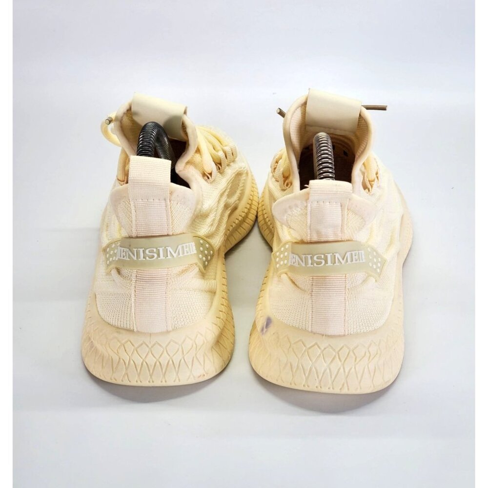 Jienisimeie Lace-up Front Letter Patch Knit Running Shoes Sz 9.5 1672 - Picture 12 of 13